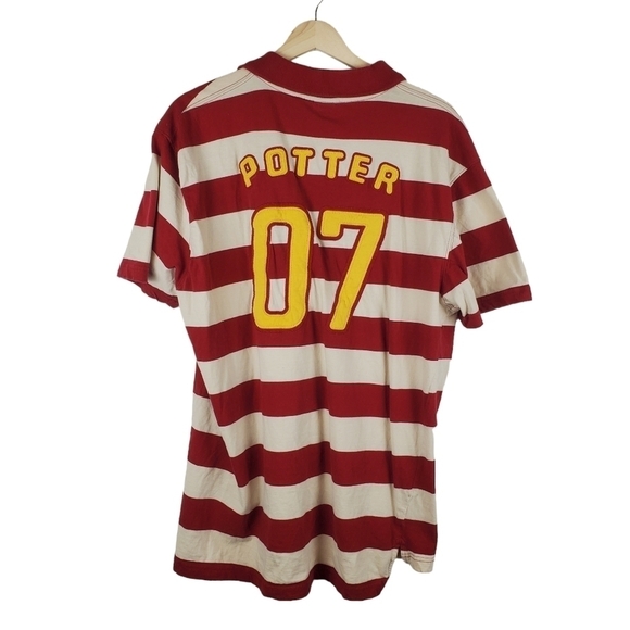 HARRY‎ Potter Polo Shirt Adult XL Red Yellow Quidditch Gryffindor 07 - Picture 2 of 12